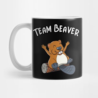 Team Beaver Rodent Animal Funny Beaver Mug